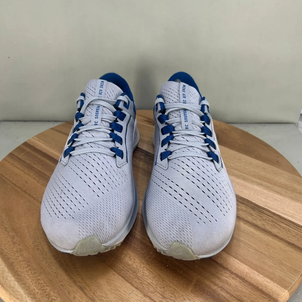 Nike Air Zoom Pegasus 38 Indianapolis Colts Wolf Grey Blue DJ0821-001 Mens 11
